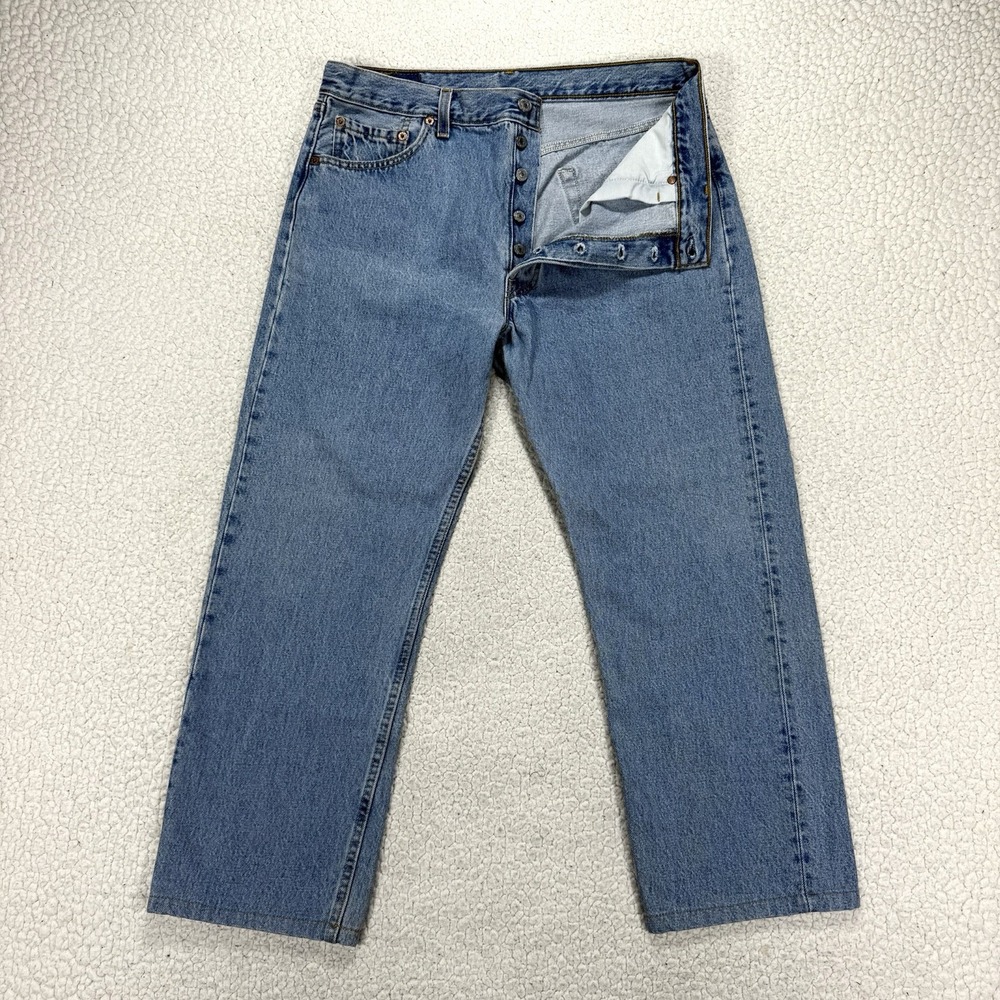 VTG Levi's 501 Jeans Men's 36x30 (Actual 33x26) USA Made Y2K Grunge Streetwear